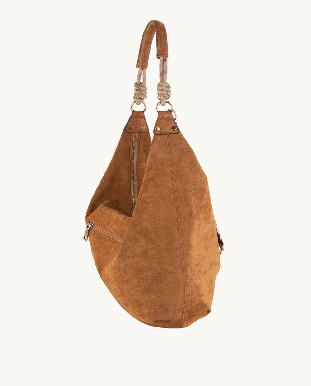 kbas-hobo-efecto-serraje-color-camel-bolso-de-hombro-amplio-y-c-modo image 2