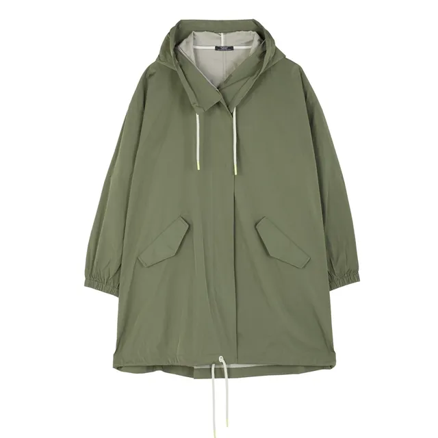 parfois-chaqueta-impermeable-caqui-mujer-talla-nica image 1