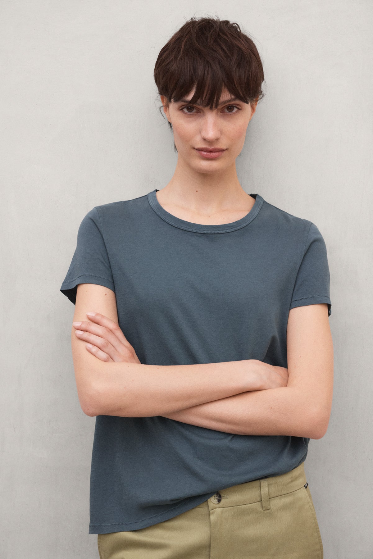camiseta-keile-ecoalf-khaki-de-algod-n-regenerativo-para-mujer image 1
