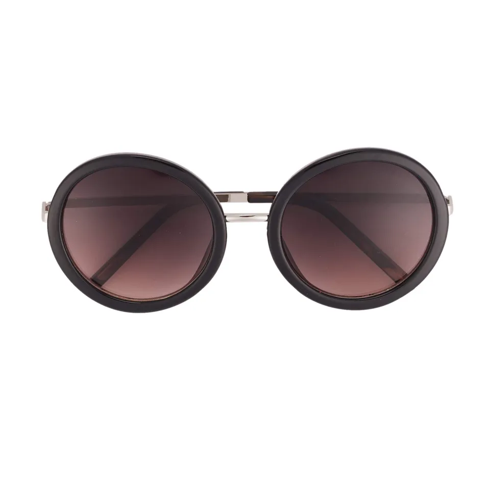parfois-gafas-de-sol-de-pasta-redondas-negras-mujer image 1