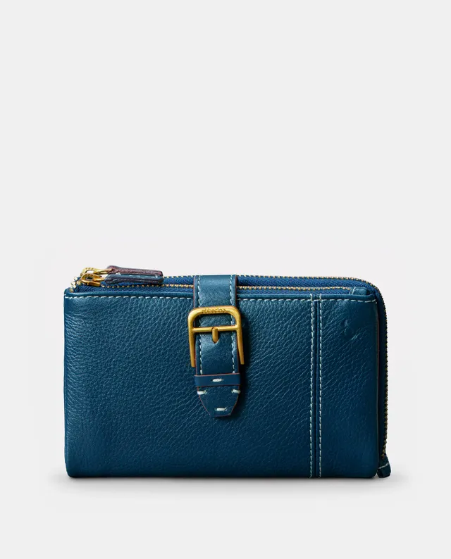 cartera-mediana-abbacino-mujer-en-piel-azul image 1