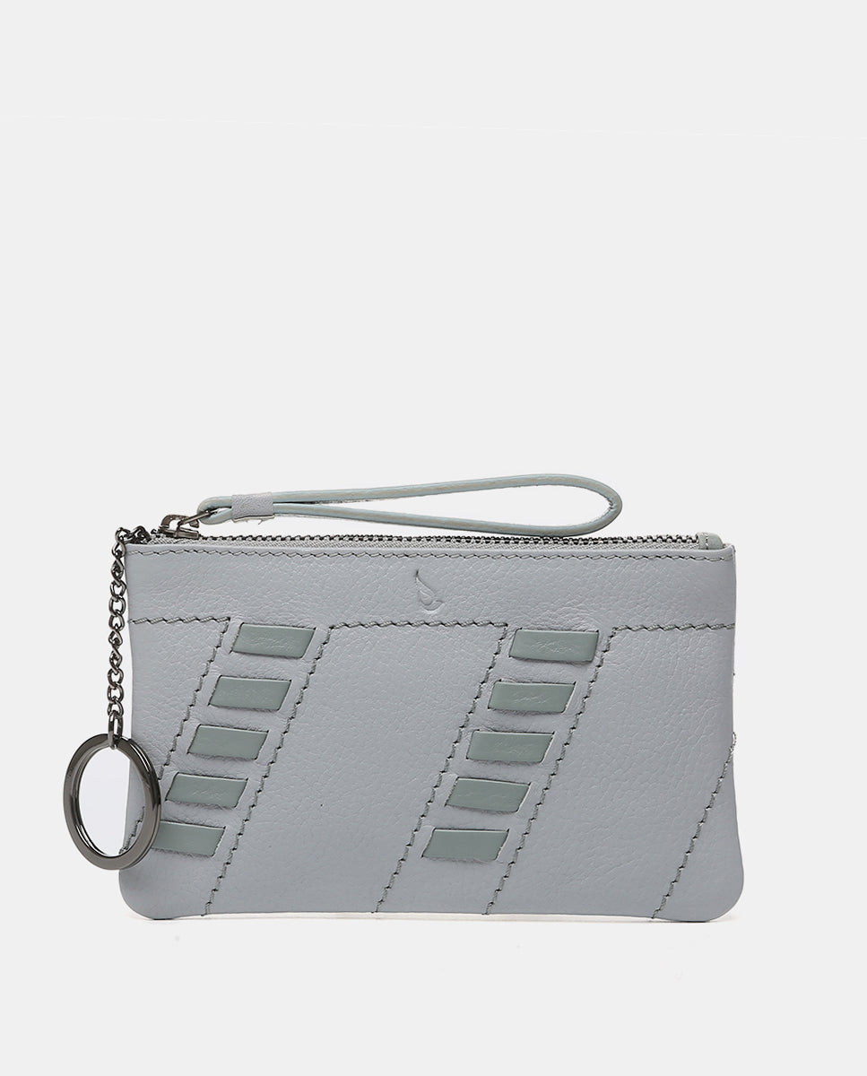 abbacino-monedero-mujer-piel-gris-con-detalles-cosidos image 1