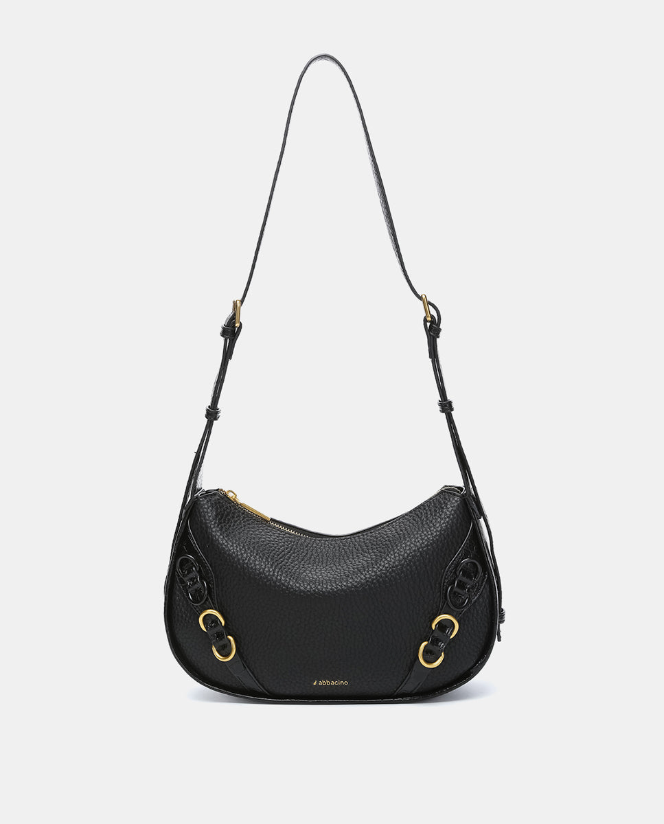 abbacino-bandolera-materiales-reciclados-negra-elegante image 4