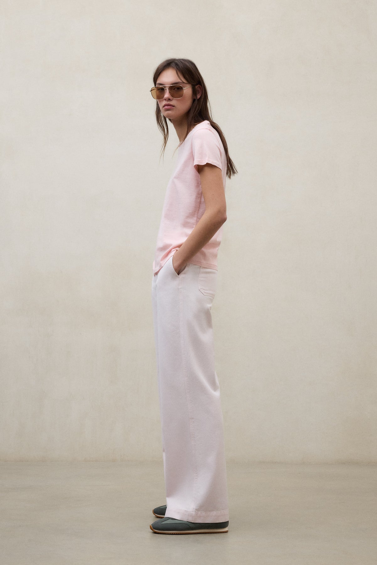 pantalones-ecoalf-valls-rosa-para-mujer image 1