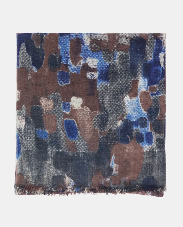 abbacino-pa-uelo-de-lana-estampado-abstracto-azul image 1