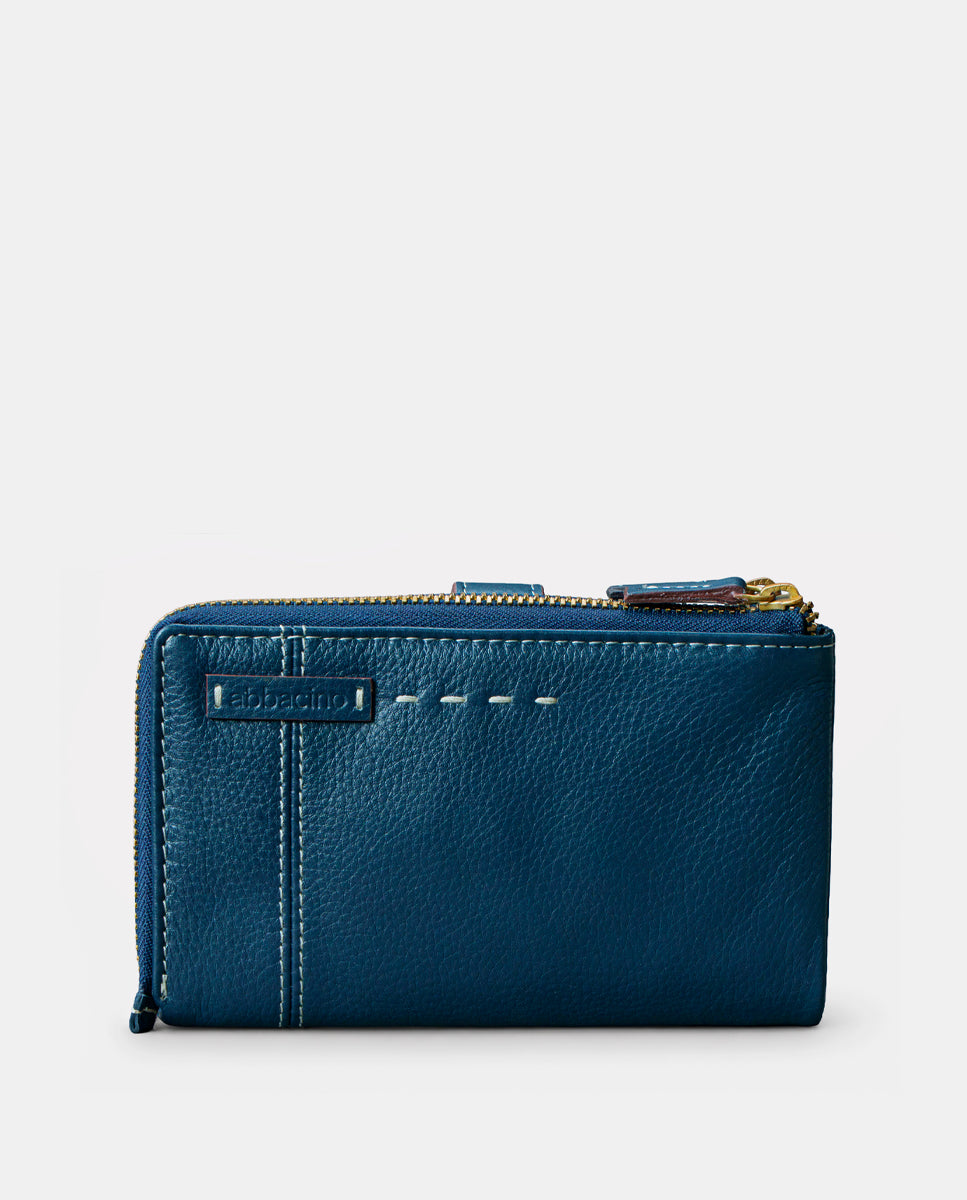 cartera-mediana-abbacino-mujer-en-piel-azul image 3