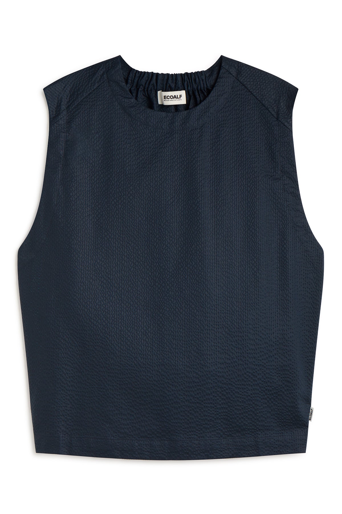 camisa-hailey-de-ecoalf-para-mujer-azul-marino-seersucker-de-tencel-lyocell-y-al image 5