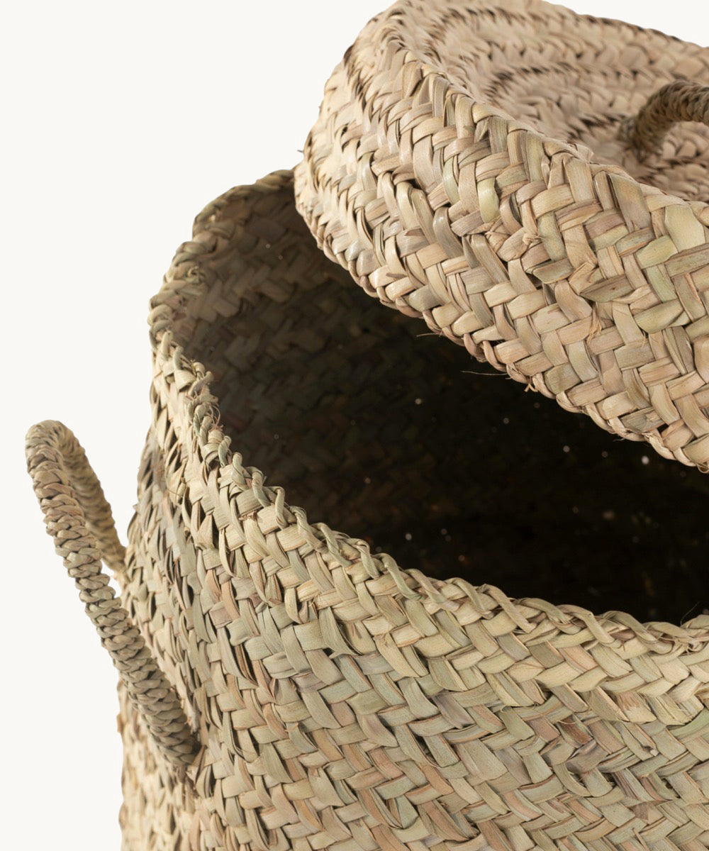 contenedor-redondo-de-palma-natural-kbas-43x35-cm image 2