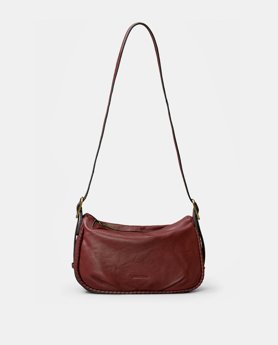abbacino-bolso-de-mano-mujer-piel-burdeos-cl-sico image 5