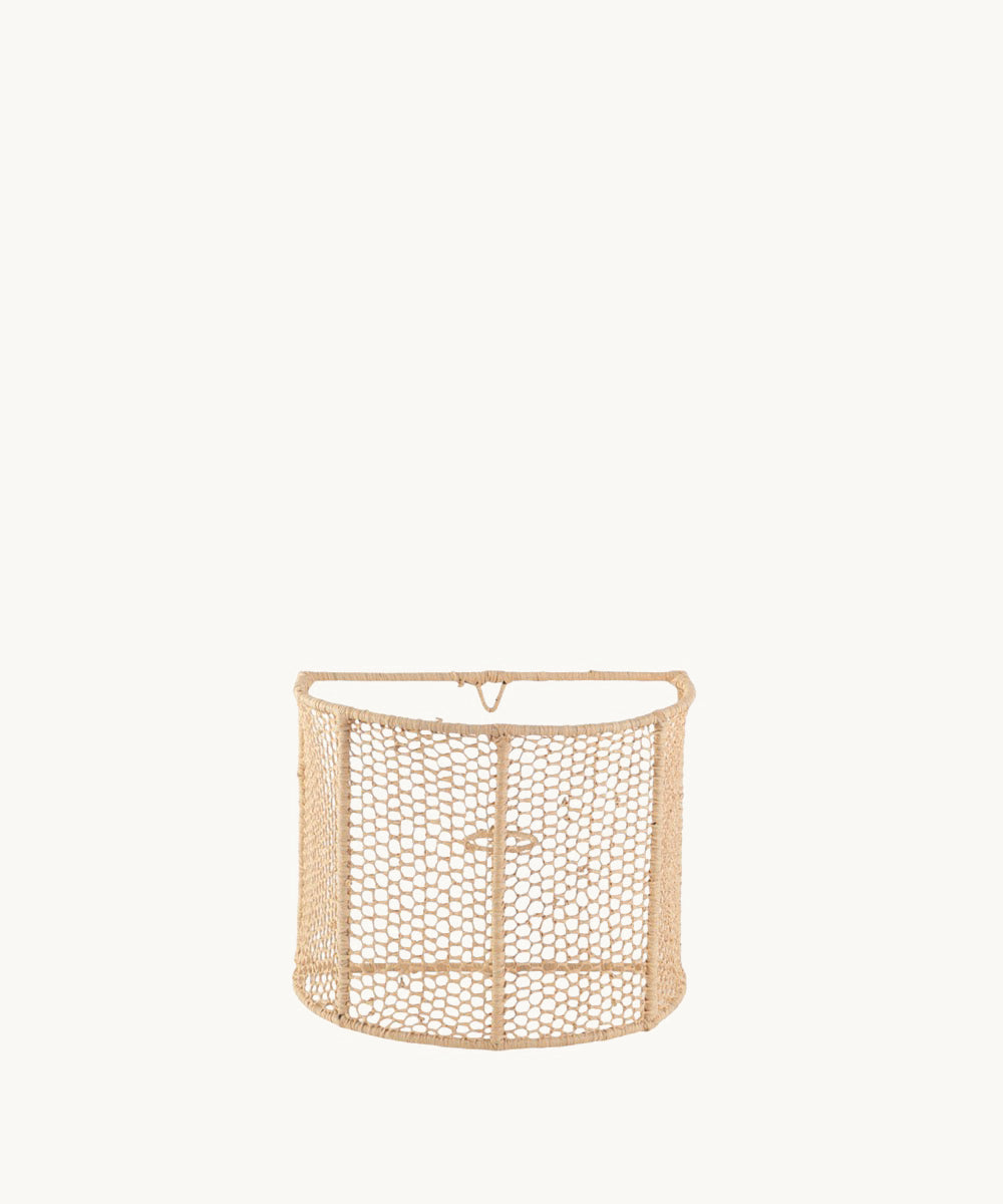 aplique-de-pared-kbas-de-rafia-natural-25x20-cm image 1