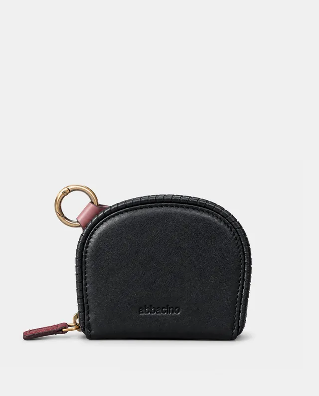 abbacino-monedero-mujer-piel-negro-media-luna image 1