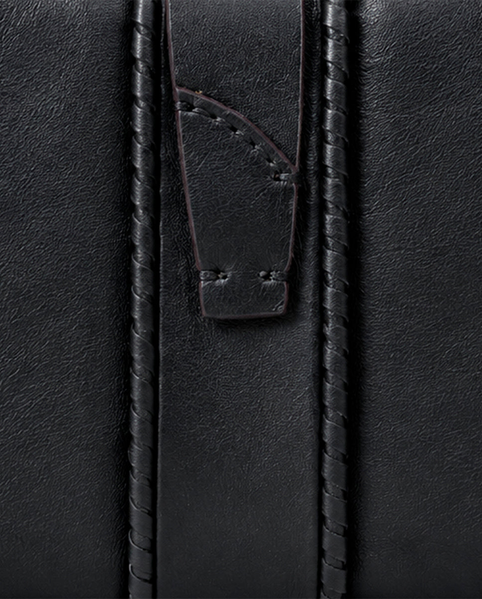 abbacino-cartera-mediana-de-mujer-en-piel-negra-trenzada image 8