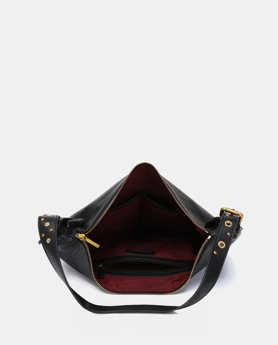 abbacino-bolso-de-hombro-de-piel-negra-dise-o-atemporal-con-detalles-de-coco-gra image 7