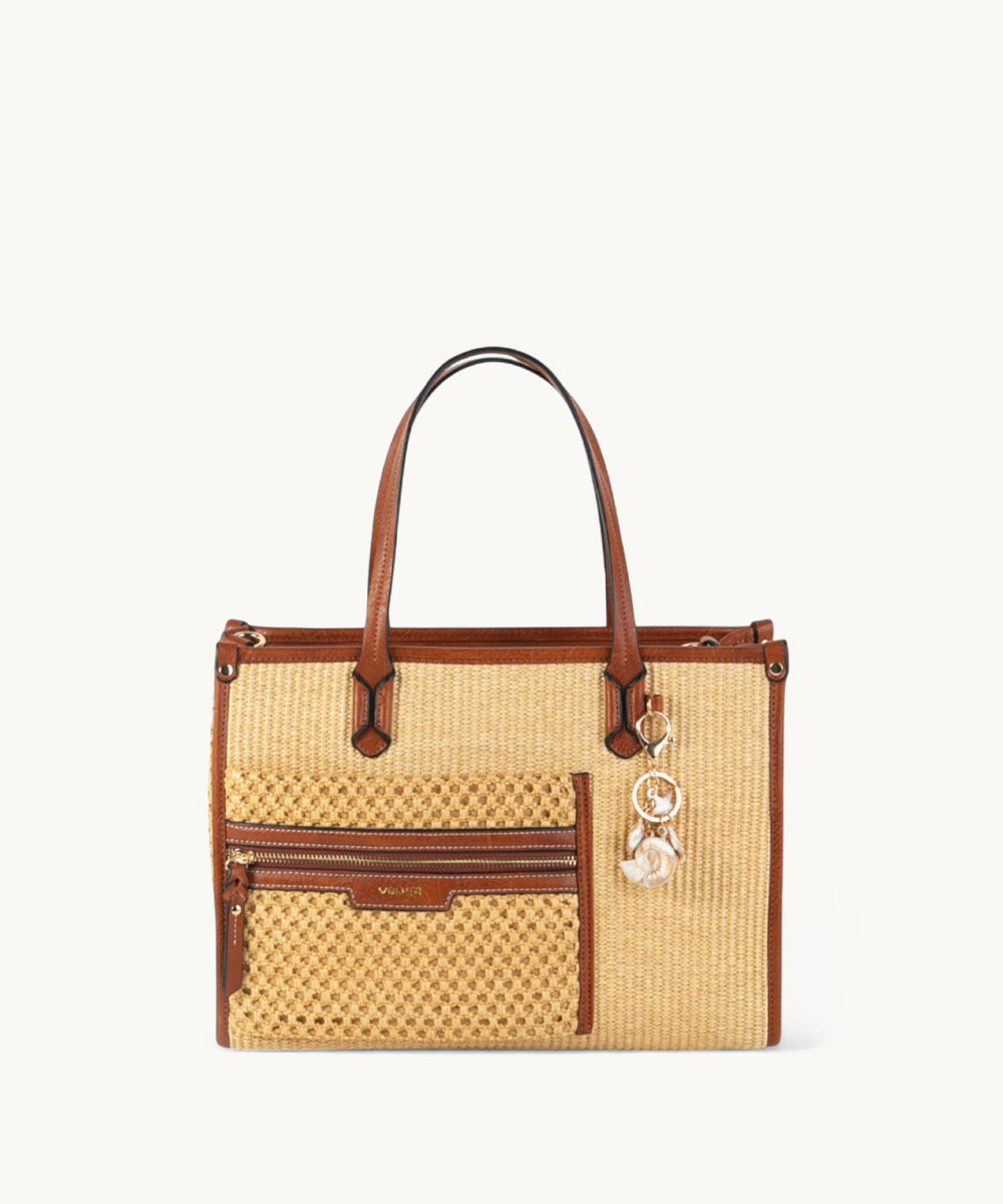 bolso-de-hombro-urban-briana-kbas-de-rafia-natural-y-cuero-sint-tico-marr-n image 5