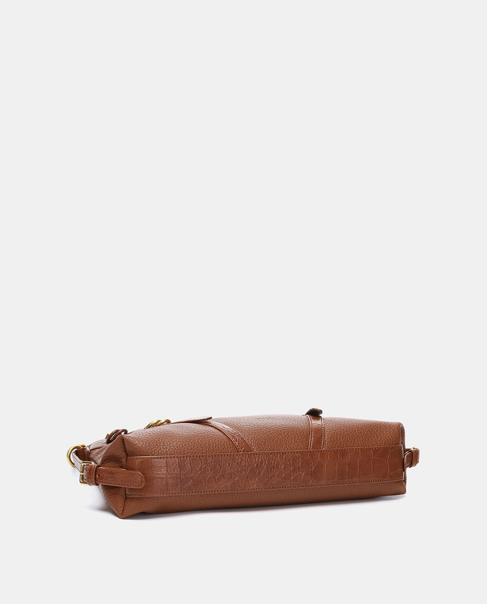 abbacino-bolso-multifuncional-reciclado-cognac-convertible-a-mochila image 5