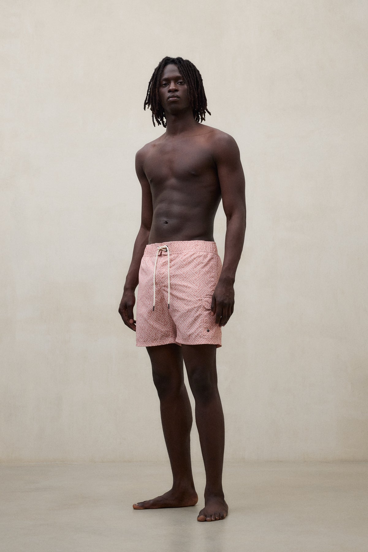 ecoalf-traje-de-ba-o-bique-rosa-para-hombre image 2