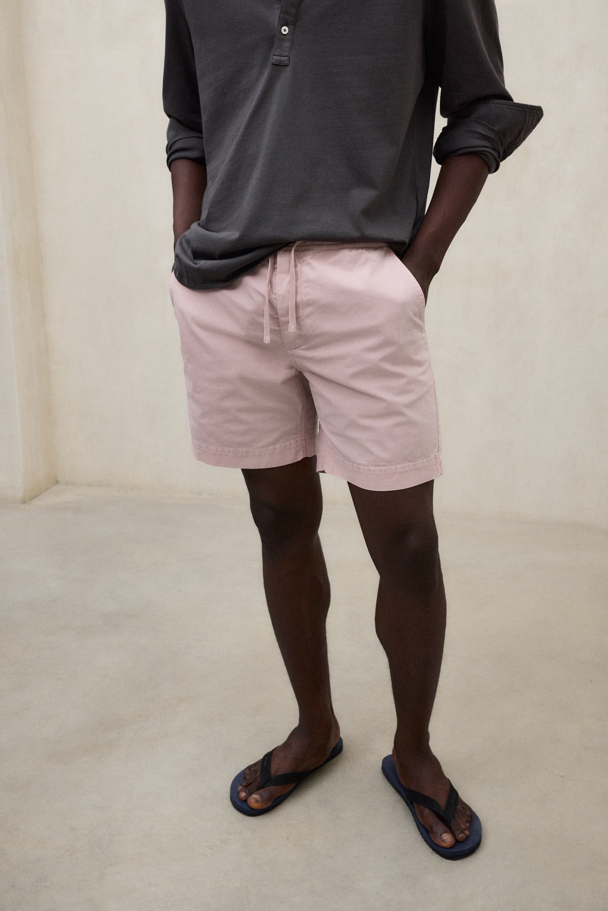 ecoalf-shorts-ethic-rosas-hombre-64-algod-n-regenerativo-tinte-natural-fit-regul image 2
