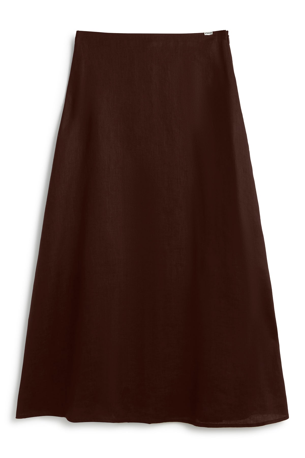 falda-beth-marr-n-de-ecoalf-para-mujer-80-lino-fit-regular image 6