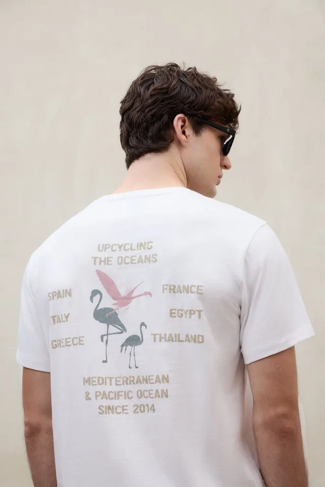 camiseta-ecoalf-flam-blanca-de-algod-n-org-nico-para-hombre image 1