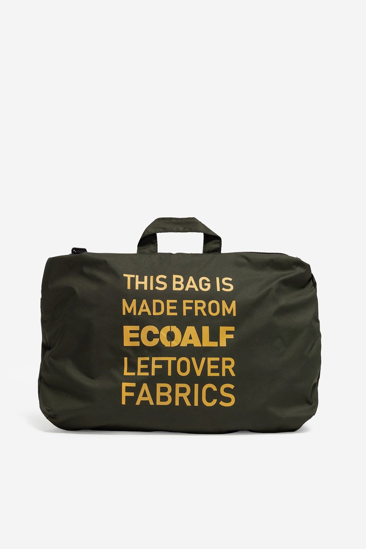 mochila-pacho-verde-ecoalf-plegable-de-poli-ster-reciclado image 2