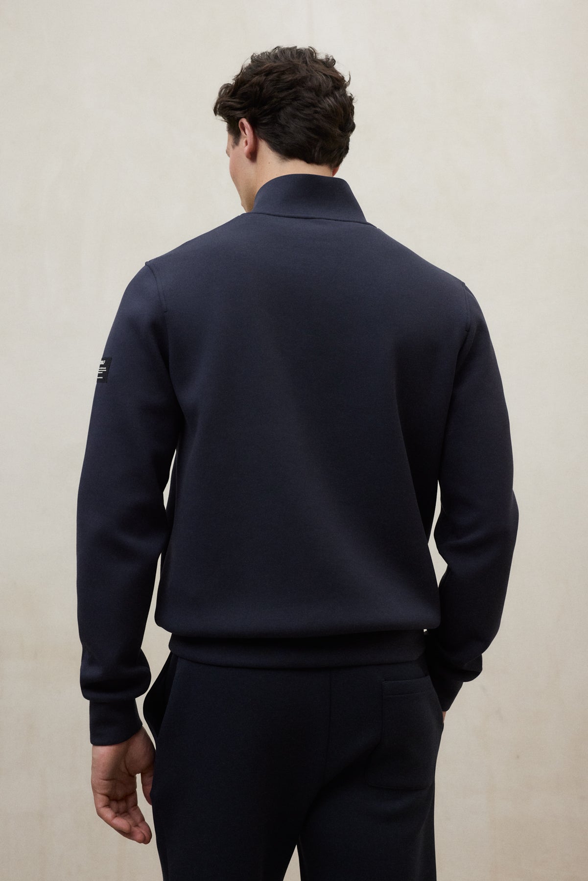 sudadera-betren-ecoalf-azul-cuello-alto-manga-rangl-n-neopreno-look-75-poli-ster image 3