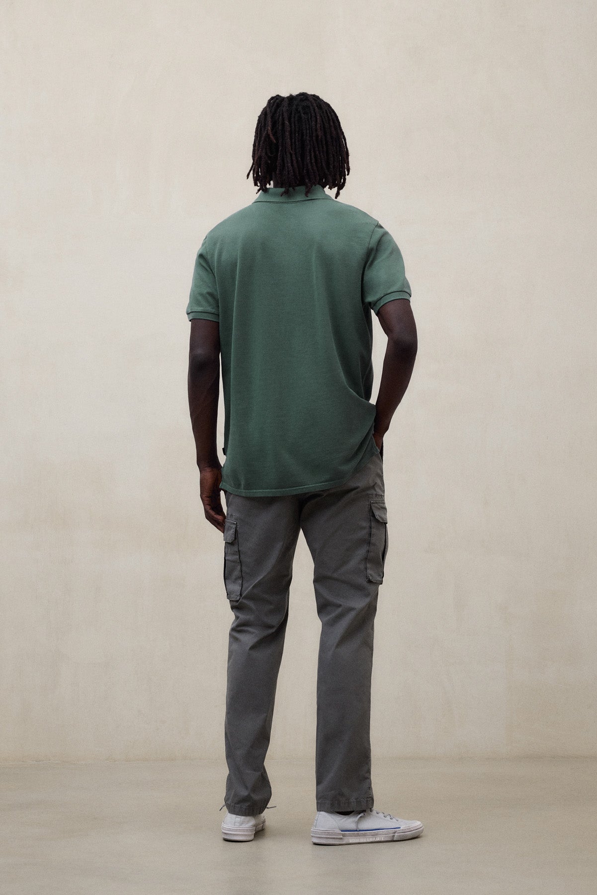 polo-ecoalf-tedan-de-piqu-verde-para-hombre image 2