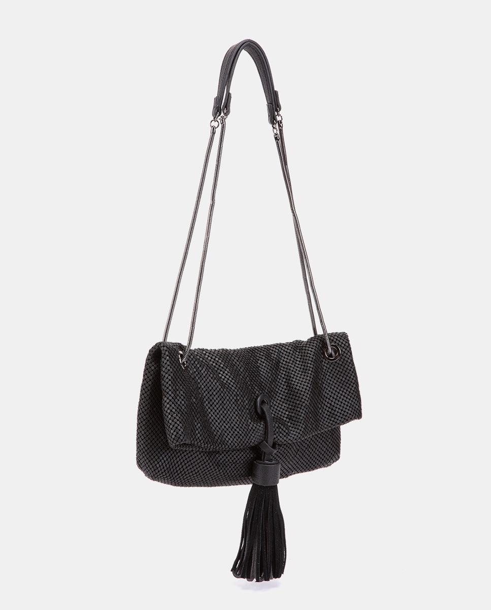 bandolera-abbacino-de-malla-met-lica-negra-de-fiesta image 2