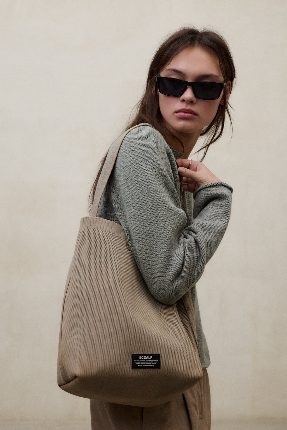 ecoalf-jersey-nour-verde-de-punto-oversize-para-mujer image 5
