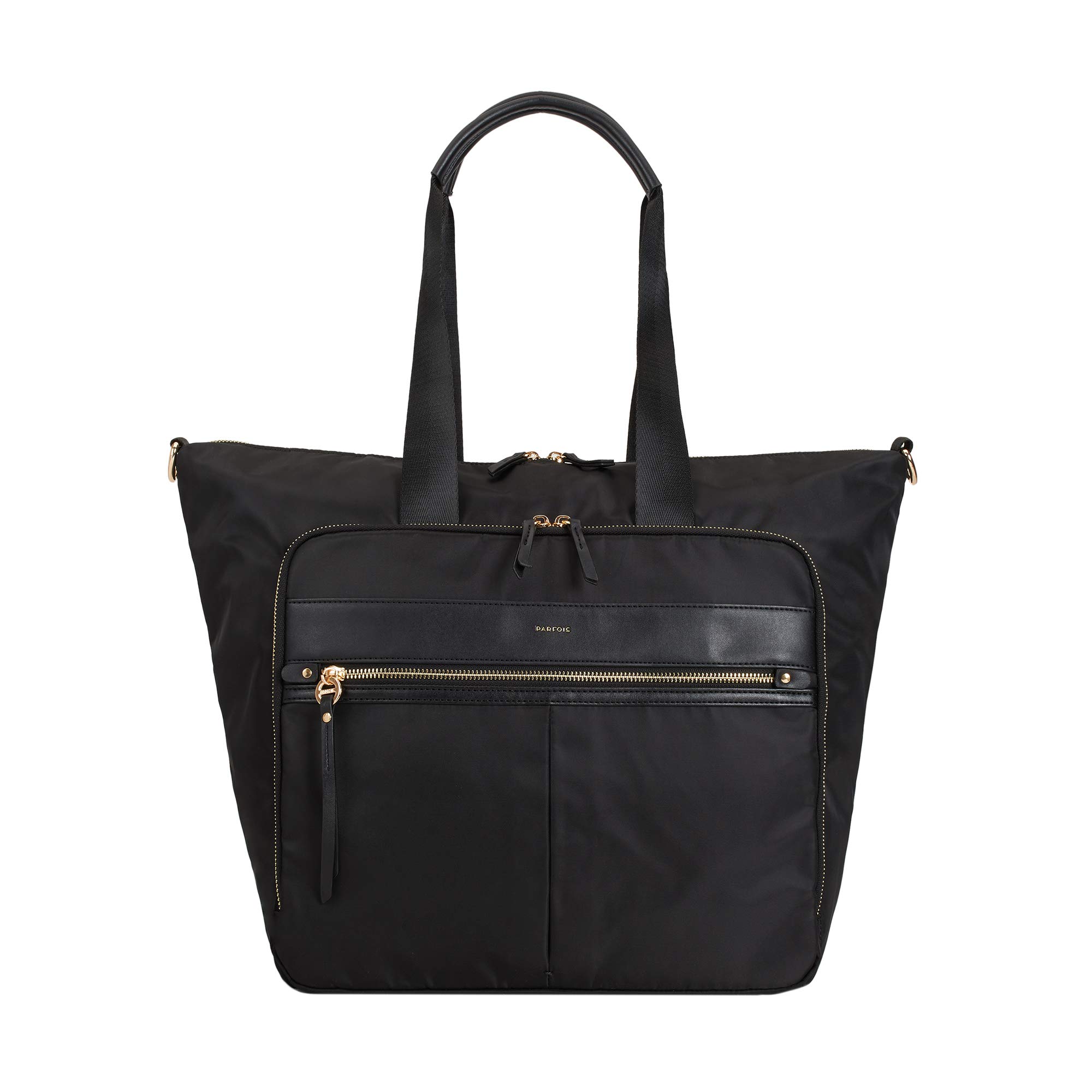 parfois-bolso-de-viaje-de-nailon-mujer-talla-l-negro image 1