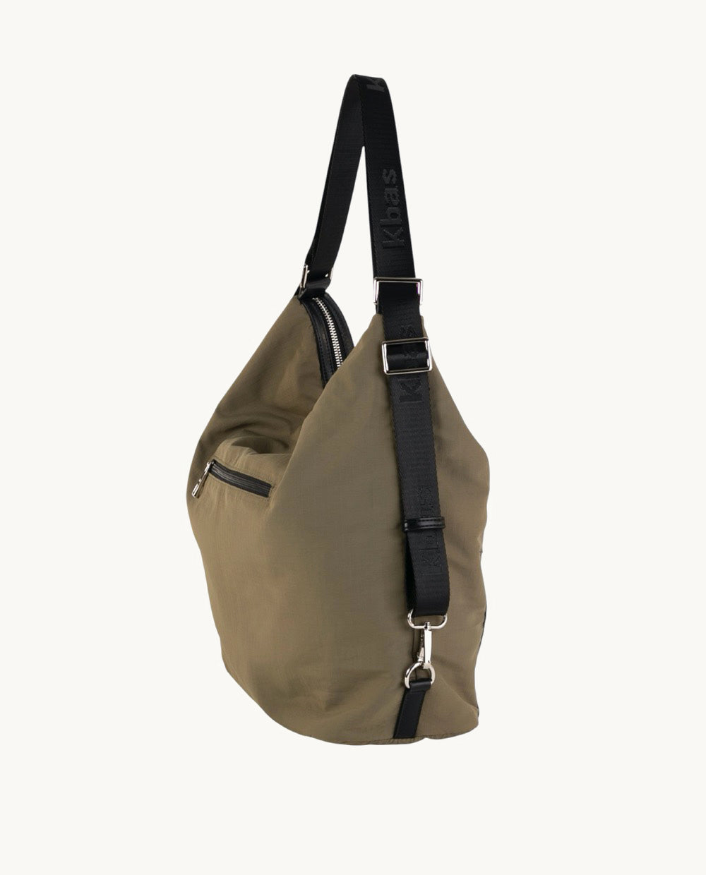kbas-hobo-mochila-de-nylon-kaki-oi26-bolso-y-mochila-31-x-17-x-35-cm image 2