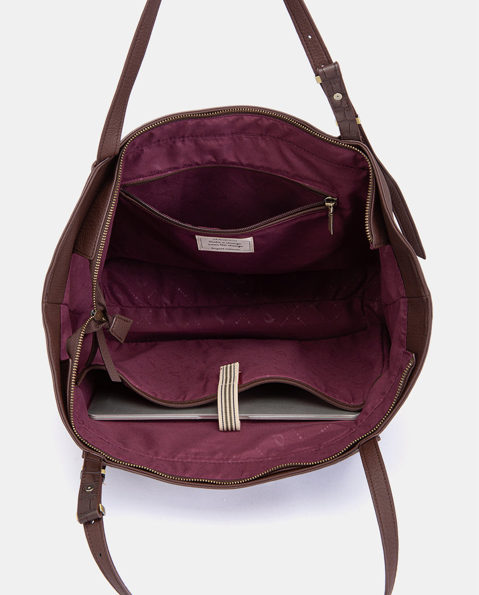 bolso-shopper-abbacino-materiales-reciclados-burdeos image 6