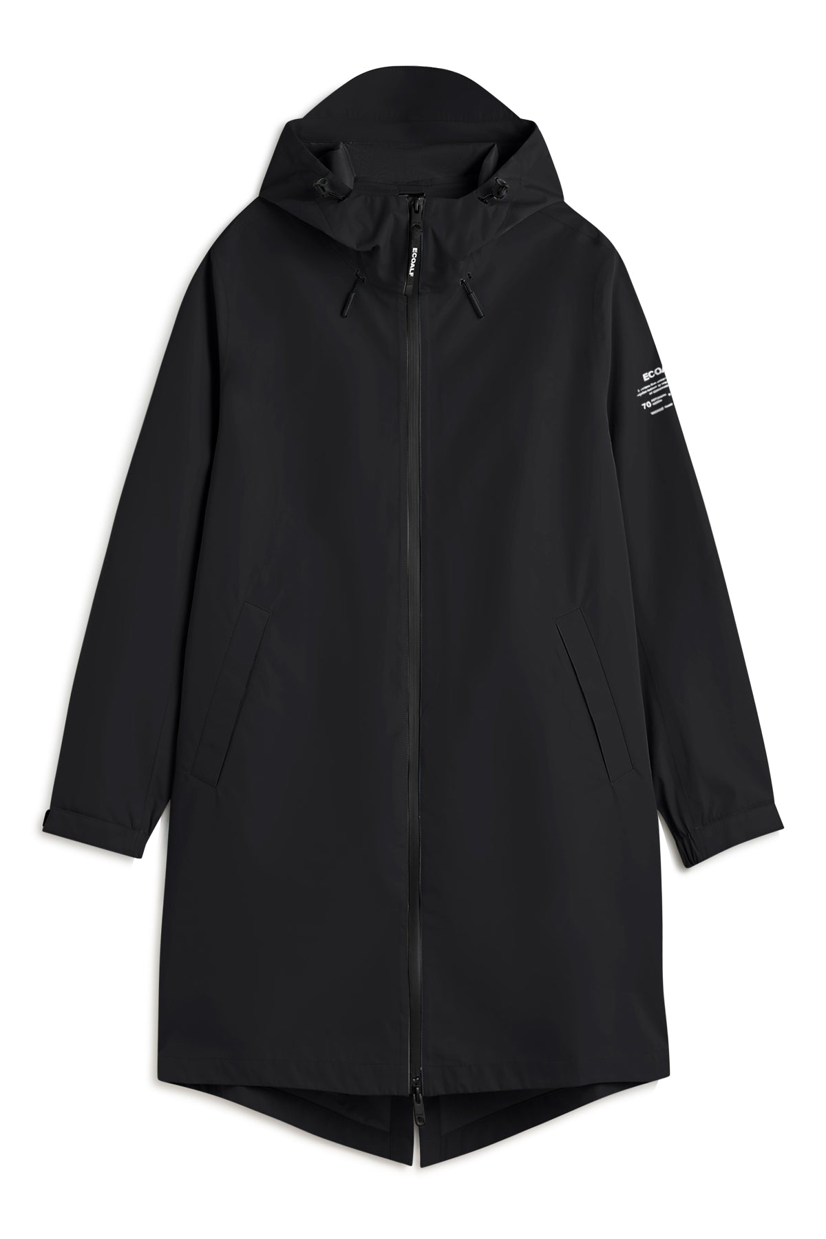 chaqueta-venue-negra-ecoalf-poli-ster-reciclado-capucha-ajustable-y-impermeable image 5