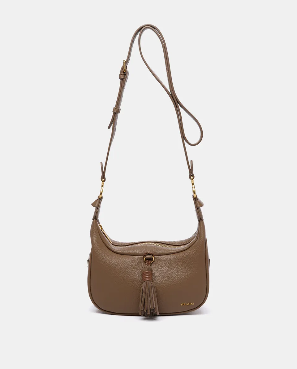 bolso-crossbody-abbacino-borla-toupe-materiales-reciclados image 1