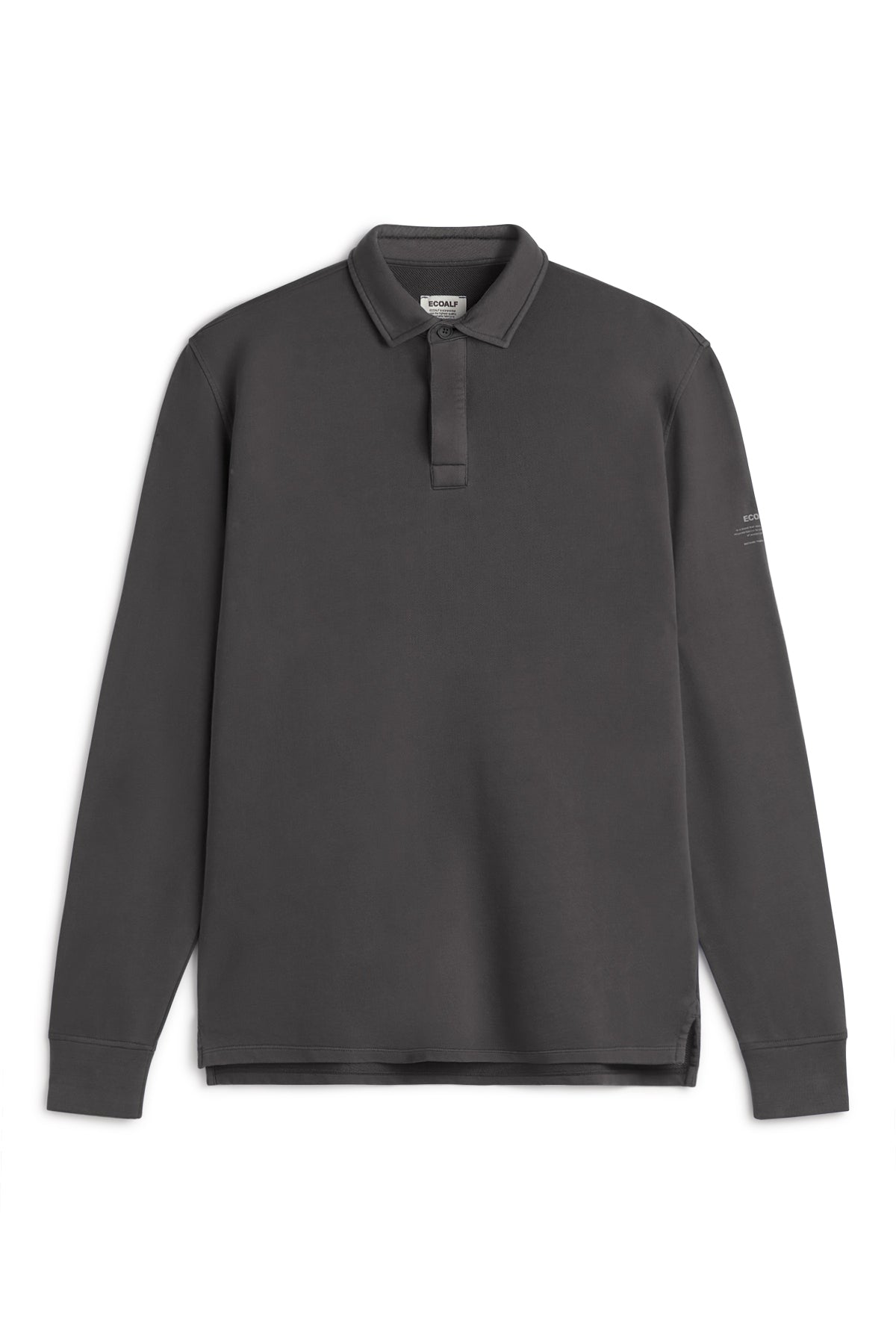 ecoalf-sudadera-polo-brendan-gris-oscuro-de-hombre-100-algod-n-reciclado image 1