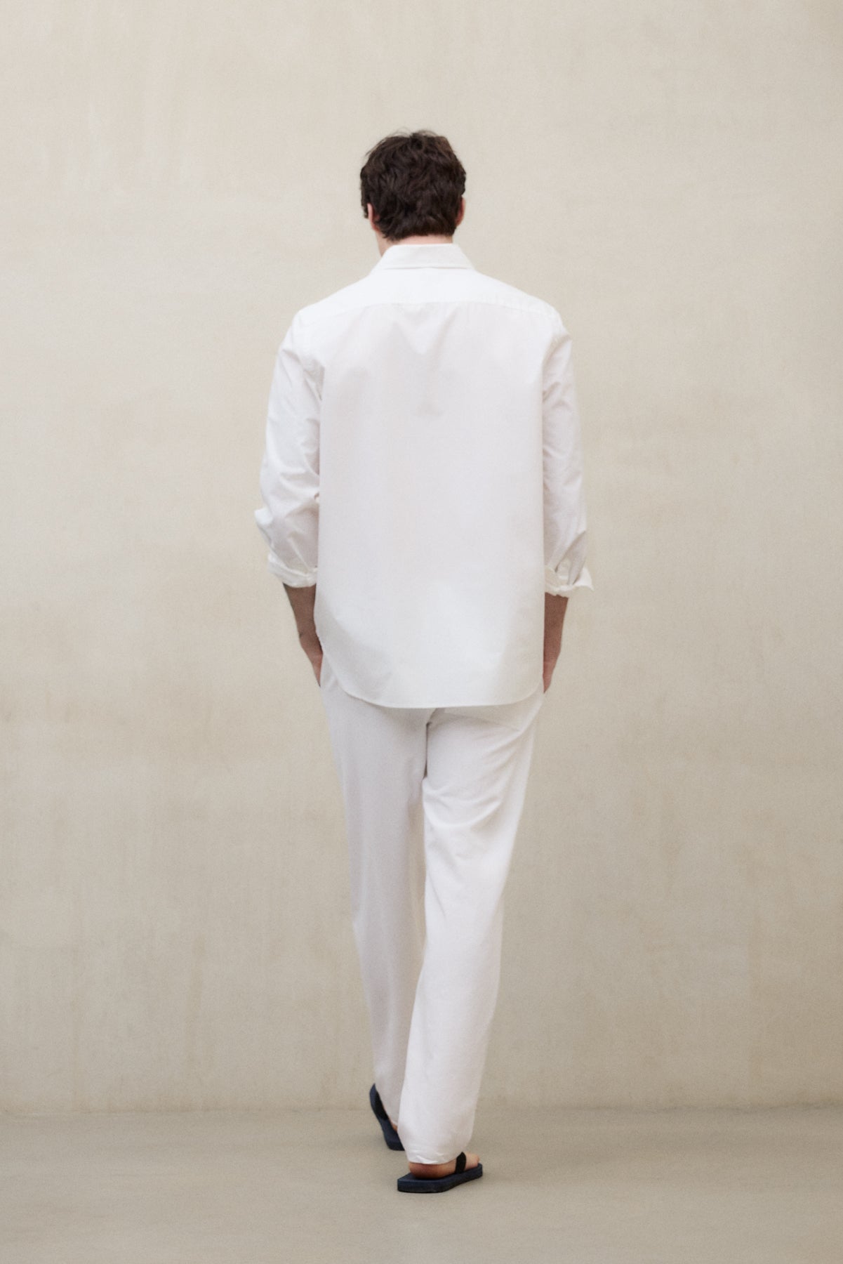ecoalf-alfredo-camisa-blanca-hombre-media-cremallera image 3