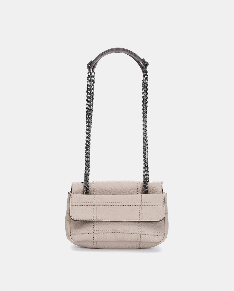 abbacino-bolso-de-hombro-peque-o-beige-reciclado-cuadros image 3