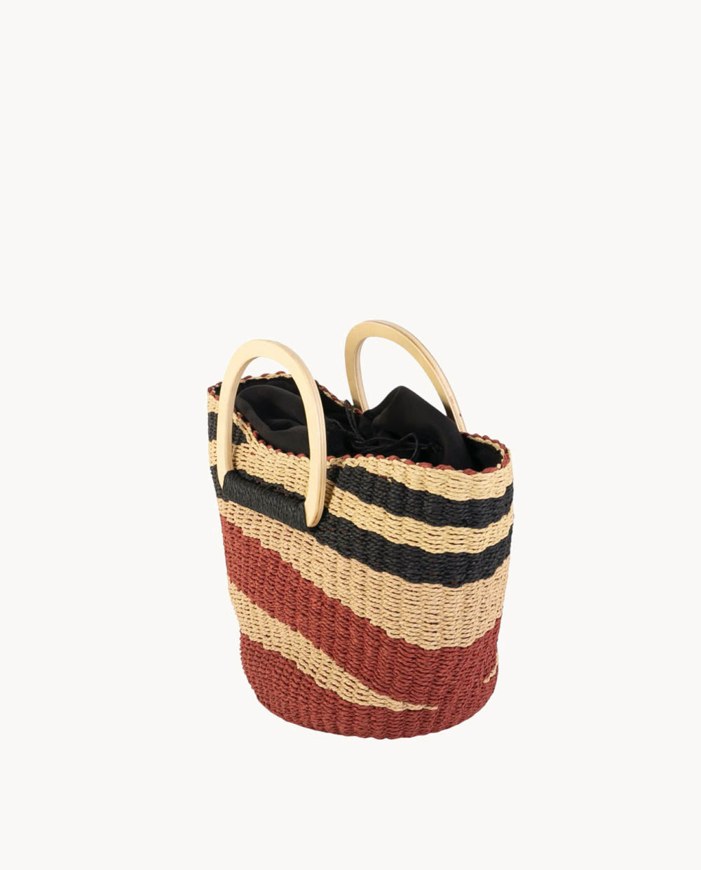 kbas-bolso-de-mano-fibra-natural-cierre-saco-granate image 2