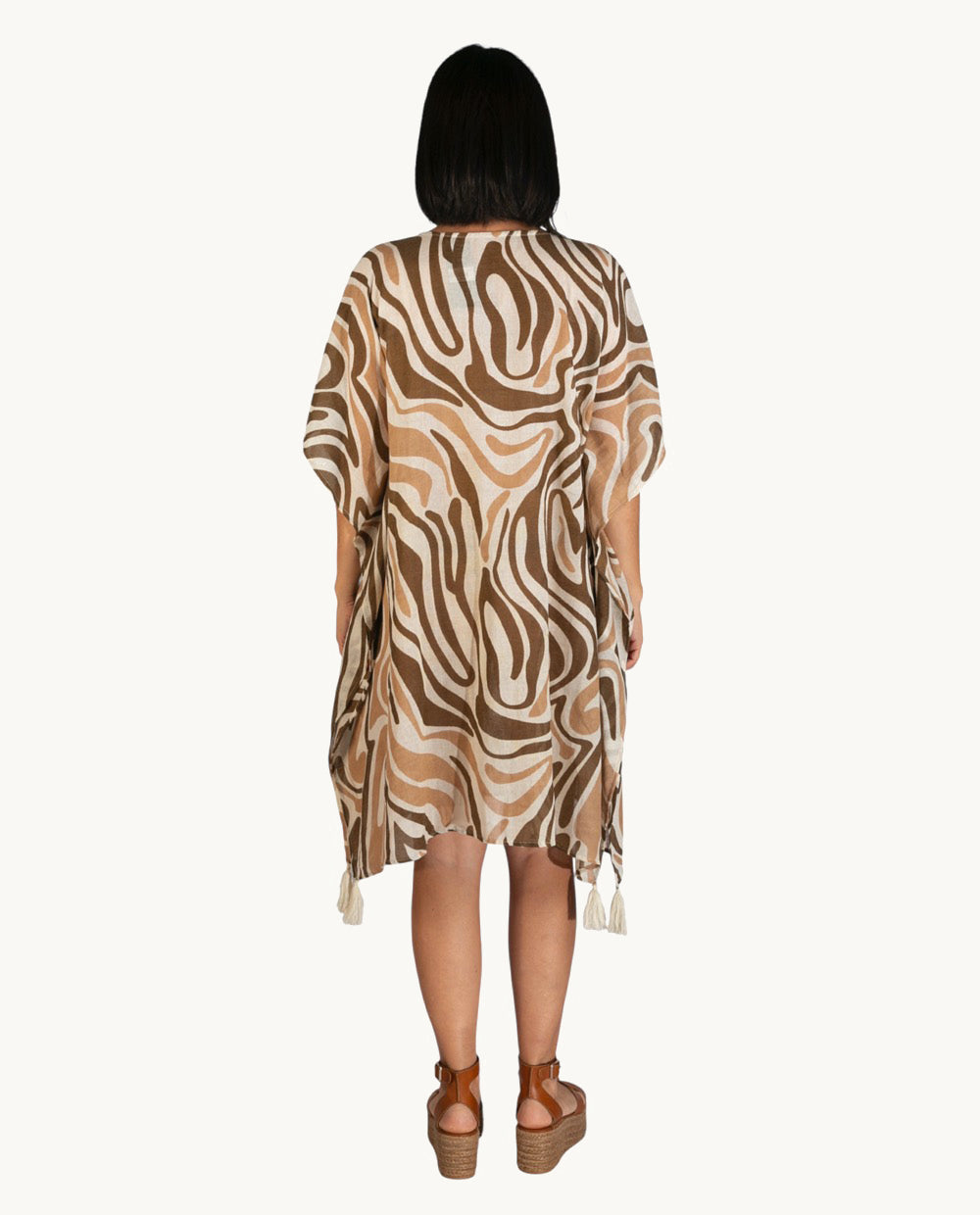 kbas-kurta-de-algod-n-talla-nica-color-marr-n image 2