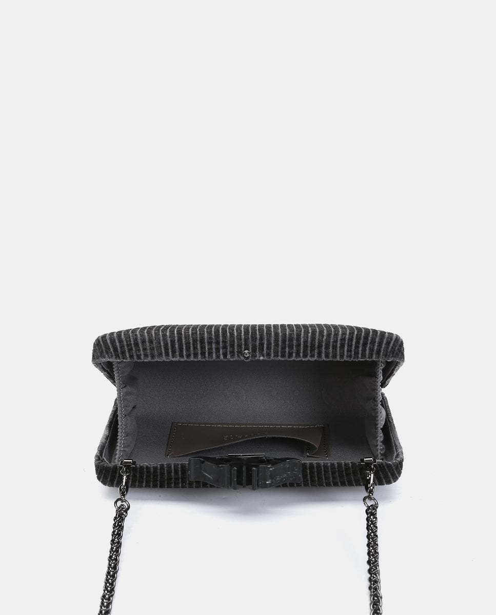 clutch-abbacino-terciopelo-plateado-fiesta image 6