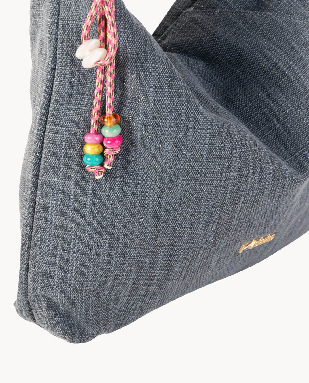 kbas-hobo-canvas-azul-marino-con-cremallera-asa-amarilla-dise-o-espacioso image 3