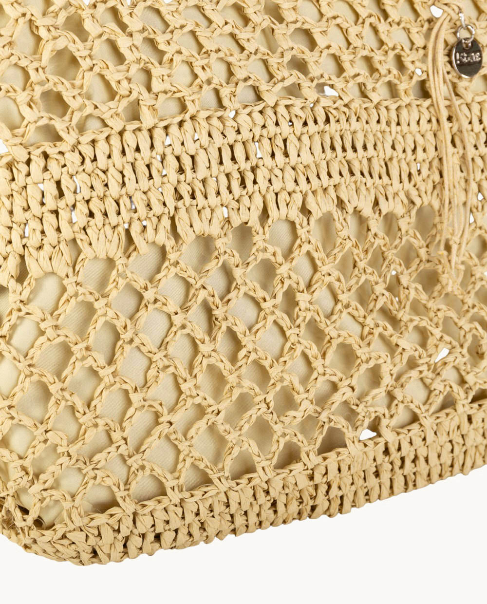 bolso-tote-de-fibra-natural-kbas-con-cremallera-color-crema image 3