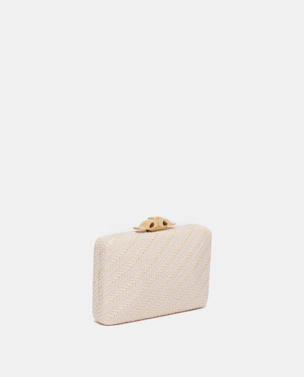abbacino-clutch-fiesta-beige-geom-trico-tejido-trenzado image 2