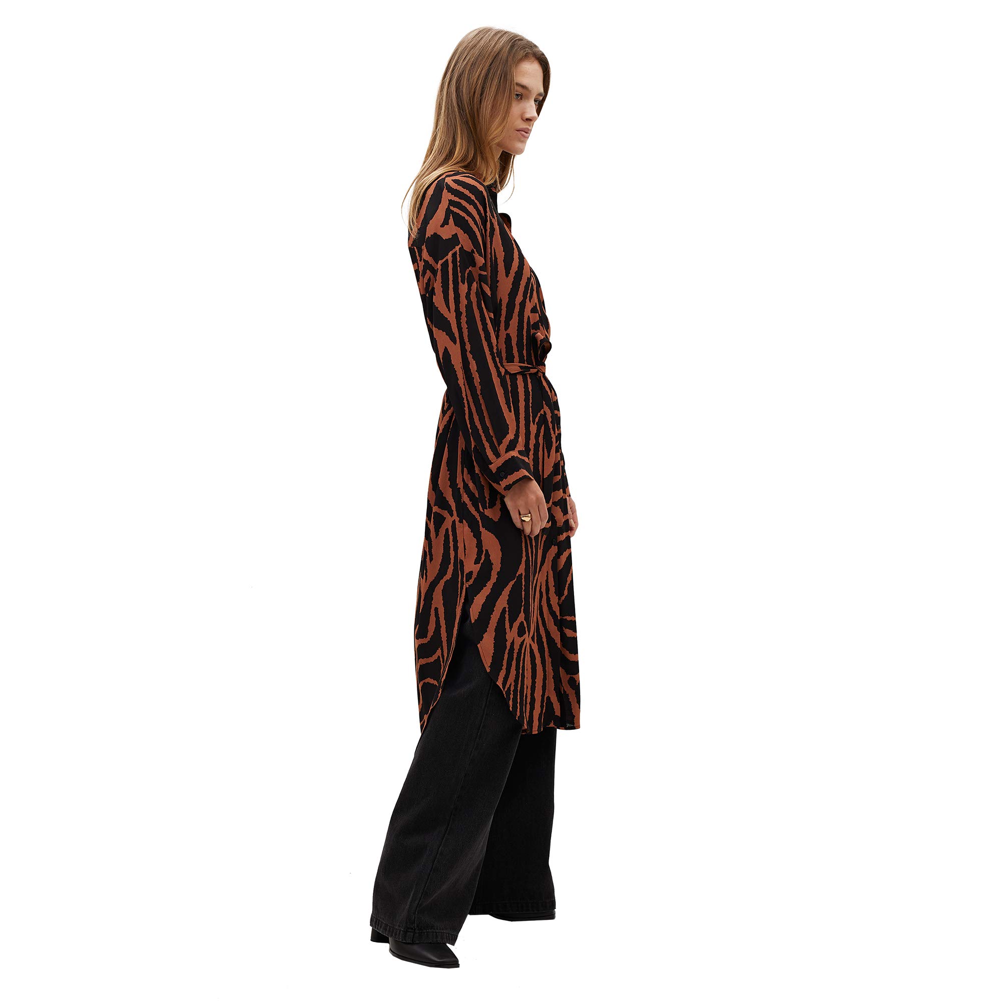 parfois-vestido-camisero-estampado-animal-mujer image 4
