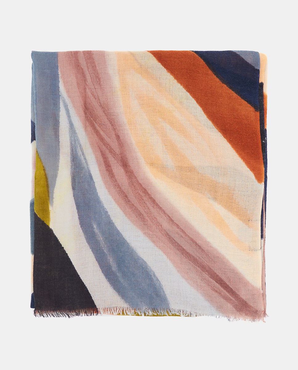 abbacino-pa-uelo-de-lana-estampado-abstracto-multicolor image 3
