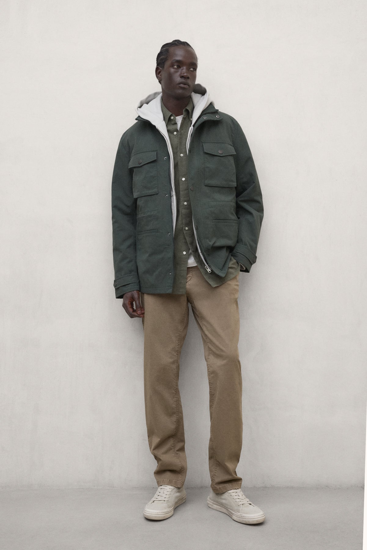 chaqueta-ecoalf-altia-verde-de-poliamida-reciclada-para-hombre image 3