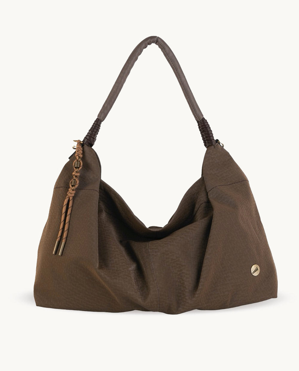 bolso-hobo-kbas-urban-serrano-de-piel-sint-tica-taupe image 1