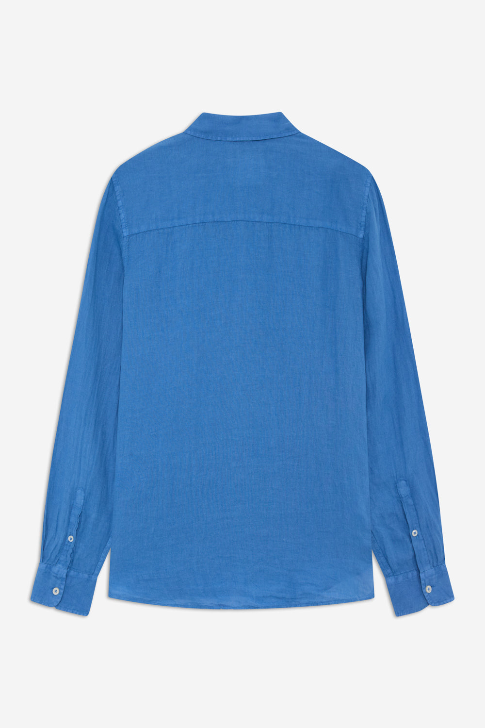 camisa-malibu-de-ecoalf-para-hombre-azul-100-lino-fit-regular-cuello-abotonado-y image 4