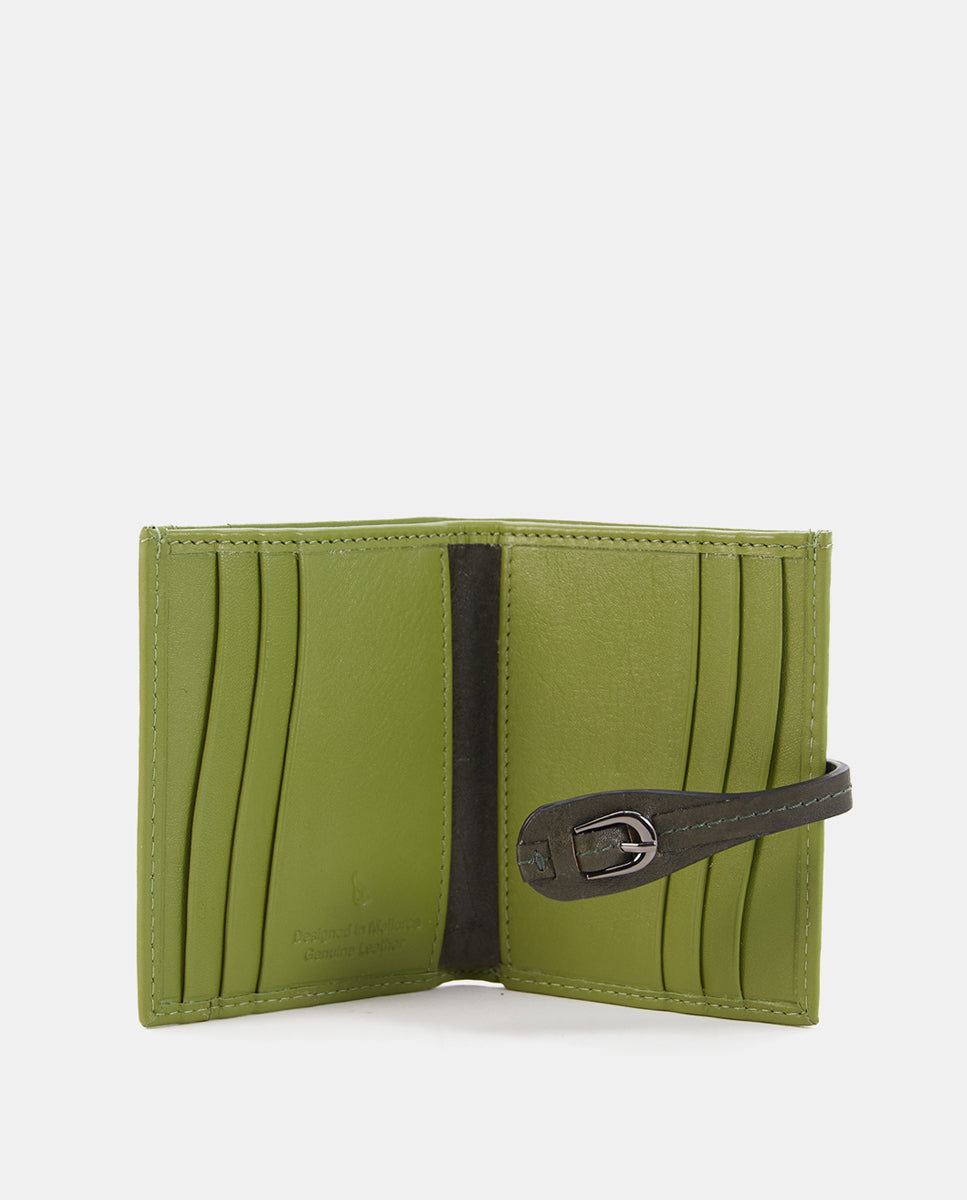 abbacino-tarjetero-de-piel-minimalista-en-verde image 2