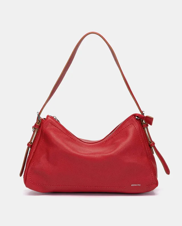 bolso-de-hombro-abbacino-rojo-en-materiales-reciclados image 1
