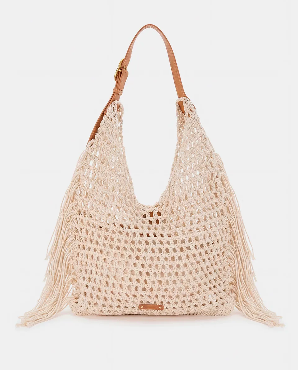 abbacino-bolso-de-hombro-macram-beige-con-flecos-boho image 1
